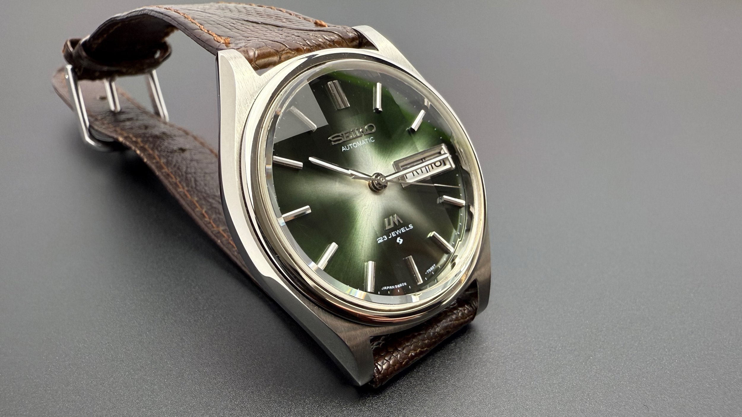動作確認済み！ SEIKO セイコー 腕時計 5606-7071 ロードマチック